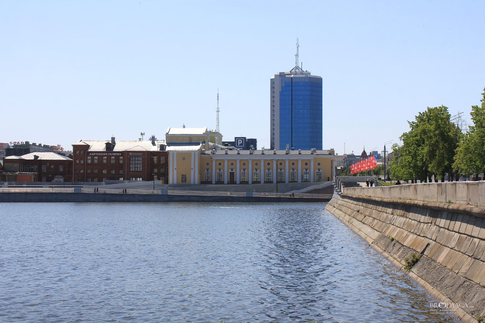 Набережная реки Миасс, Челябинск (Chelyabinsk)